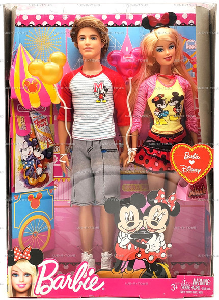 Barbie and Ken Going to Disney Dolls 2011 Mattel #X5787