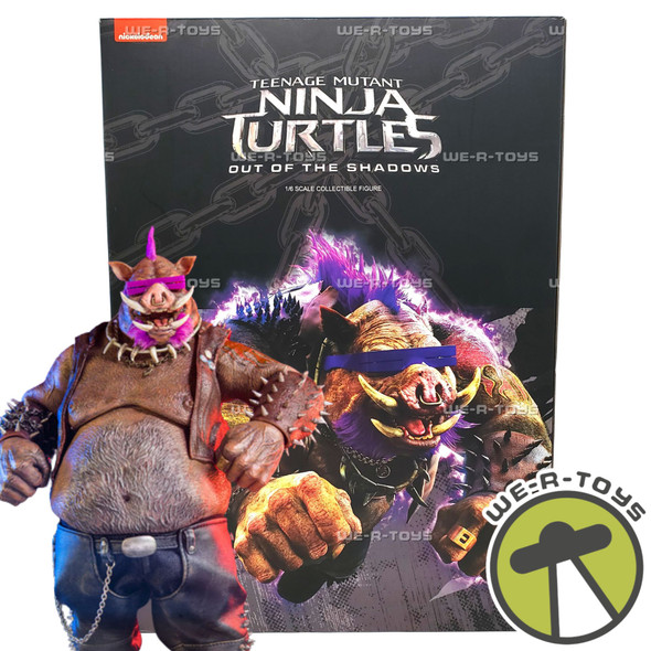 TMNT Out The Shadows Bebop 1/6th Scale Action Figure ThreeZero 2017 NEW