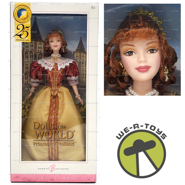 Dolls of the World Princess of Holland Barbie Doll Pink Label Mattel G8055