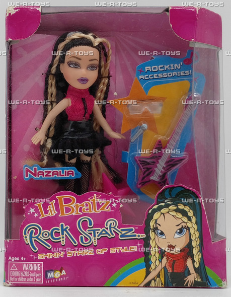 Bratz Lil Bratz Rock Starz Nazalia Doll Black Hair MGA Entertainment 292753 New