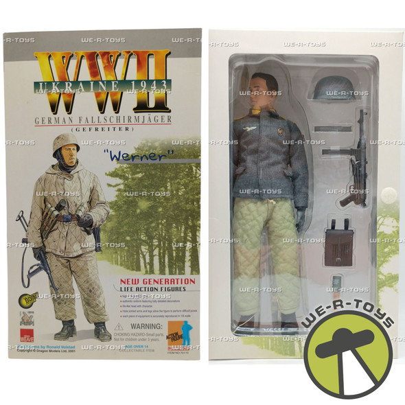 Dragon WWII Ukraine 1943 German Fallschirmjager Werner Action Figure New 70110