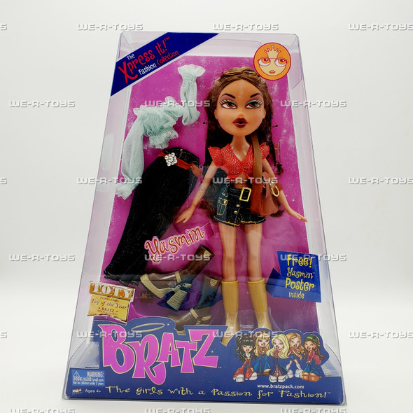 Bratz The Xpress It! Fashion Collection Yasmin Doll MGA Item No. 254027 NEW