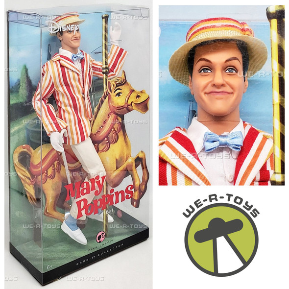 Disney's Mary Poppins Bert Doll Barbie Collector Pink Label 2007 Mattel New