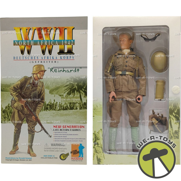 Dragon WWII North Africa 1942 Reinhardt Action Figure 70100 Dragon 2001 New