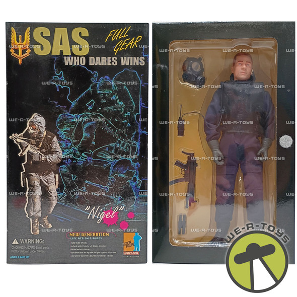 Dragon SAS Full Gear Who Dares Wins 'Nigel' British SAS Action Figure 1999 New