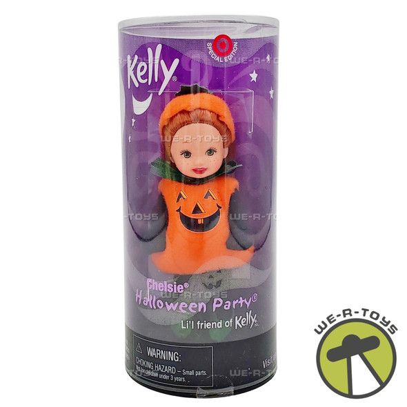 Barbie Kelly Halloween Party Chelsie as Pumpkin Doll 2001 Mattel 29824