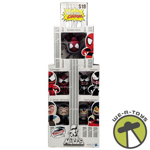 Maximum Carnage Mini Muggs 5 PCS Action Figure Set NYCC 2011 Exclusive NEW