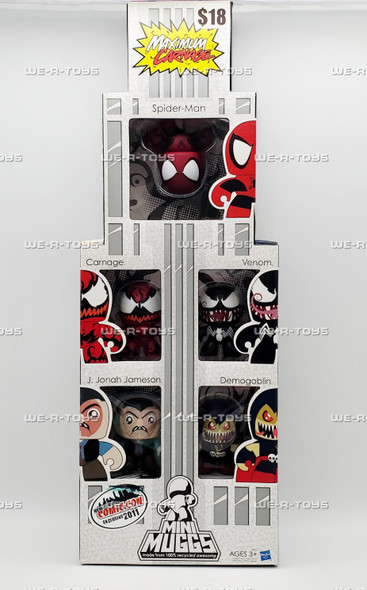 Maximum Carnage Mini Muggs 5 PCS Action Figure Set NYCC 2011 Exclusive NEW
