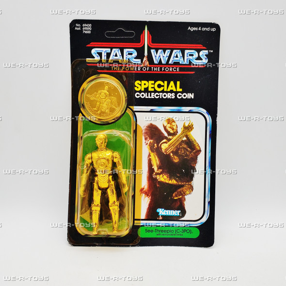 Star Wars The Power of The Force Special Collectors Coin C-3PO Figure Kenner NEW