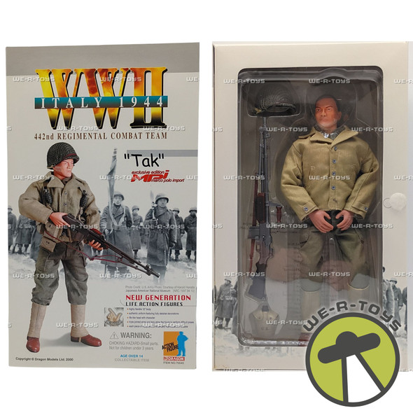 Dragon WWII 442nd Regimental Combat Team Italy 1944 Action Figure 2000 New