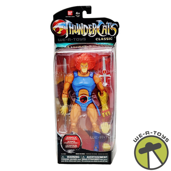 Thundercats Classic Collector Series 1 Lion-O Action Figure Bandai NEW