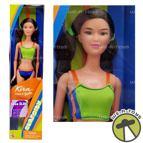 Surf City Kira Doll Friend of Barbie 2000 Mattel Item No. 28420 NEW
