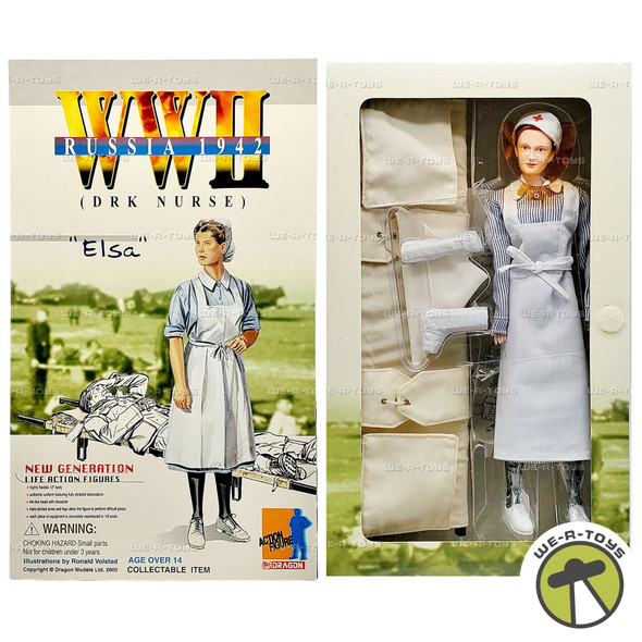 Dragon Models 1/6 Scale WW2 German RED Cross DRK Nurse Elsa Action Figure
