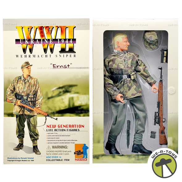WWII Ukraine 1944 Wehrmacht German Germany Sniper Ernst Action Figure Dragon