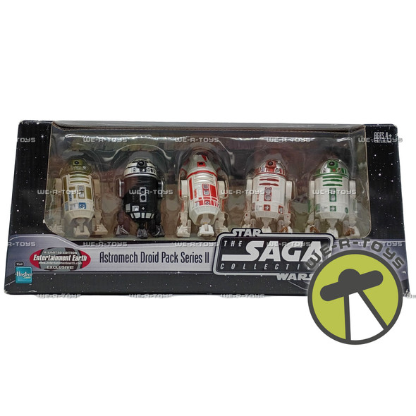Star Wars Astromech Droid Pack Series II The Saga Collection 5 Pk Figures New