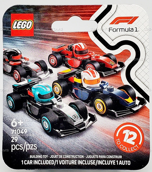 LEGO Formula 1 Race Car 29 Piece Building Set 71049