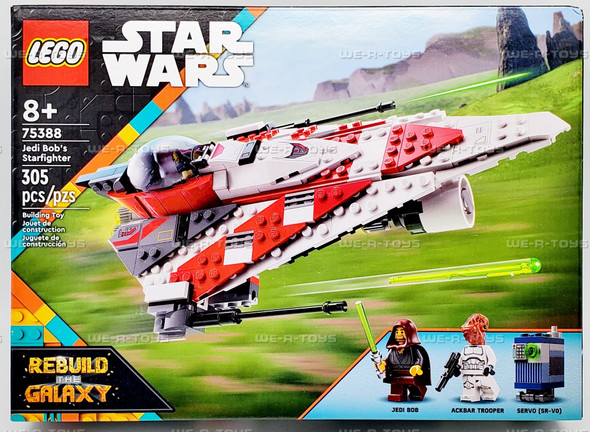 LEGO Star Wars Jedi Bob’s Starfighter 305 Piece Building Set 75388