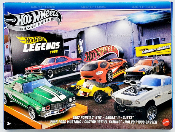 Hot Wheels Silver Series Legends Tour 6 Vehicle Set 2024 Mattel JBY78