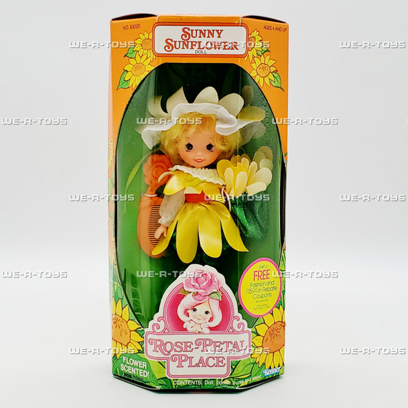 Rose Petal Place Sunny Sun Flower Scented Doll No. 83020 Kenner 1984 NEW