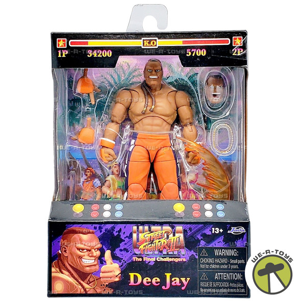 Street Fighter II The Final Challenger Dee Jay Action Figure 2024 Jada 34691