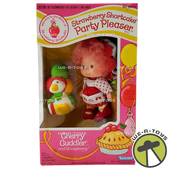 Strawberry Shortcake Party Pleaser Cherry Cuddler 5" Doll 1980 Kenner No. 29170