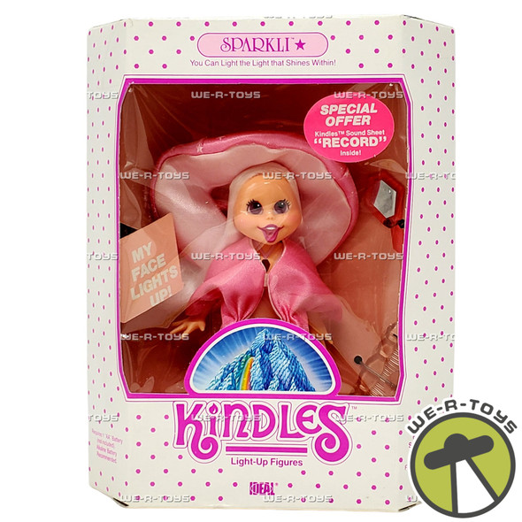 Kindles Sparkli Light Up Figure with Accessories Vintage 1985 Ideal 8312 NEW