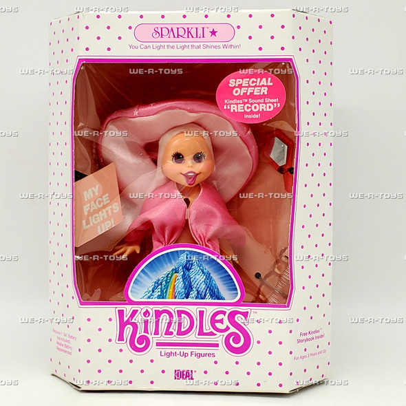 Kindles Sparkli Light Up Figure with Accessories Vintage 1985 Ideal 8312 NEW