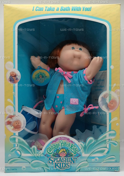Cabbage Patch Kids Splashin' Kids Auburn Hair Miranda Wendy Doll 1987 Coleco New