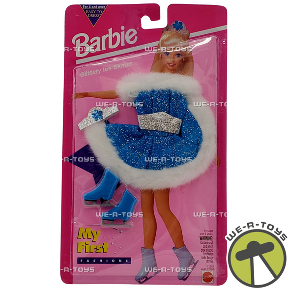 Barbie My First Fashions Glittery Ice Skater Dress Fashion Set 1994 New