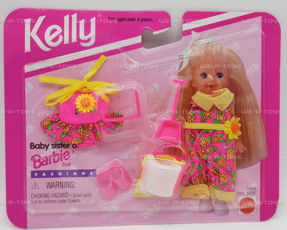 Kelly Baby Sister of Barbie Beach Outfit Doll Fashions 14394 Mattel 1995 New