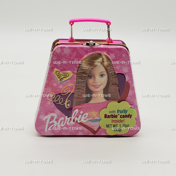 Barbie Collectible Candy Tin with Handle and Real Candy #408 NEW
