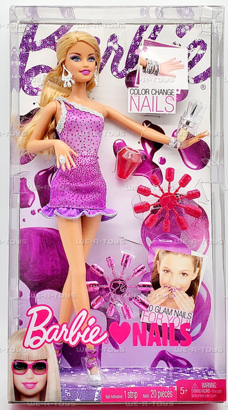 Barbie Loves Nails Doll 2009 Mattel R6599