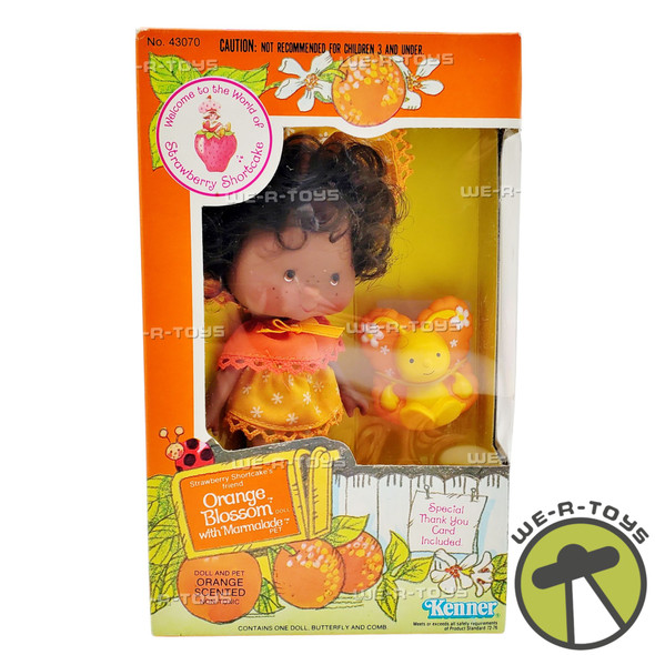 Strawberry Shortcake Orange Blossom 5" Doll 1980 Kenner 43070 NEW