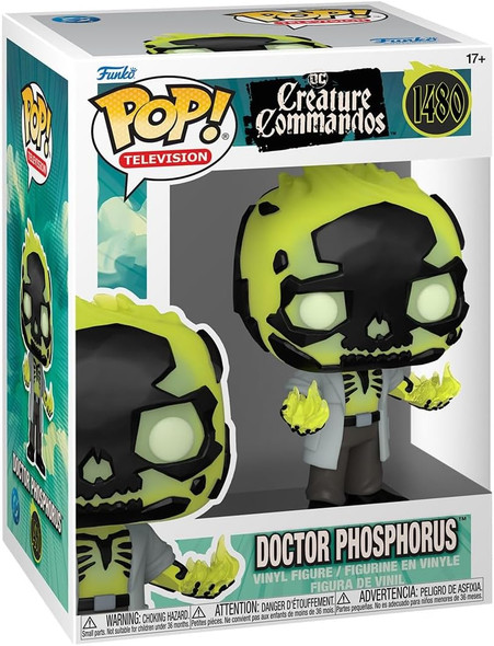 Funko Pop TV DC Creature Commandos 1480 Doctor Phosphorus Vinyl Figure