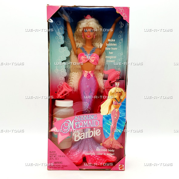 Bubbling Mermaid Barbie Doll 1996 Mattel Item No. 16131