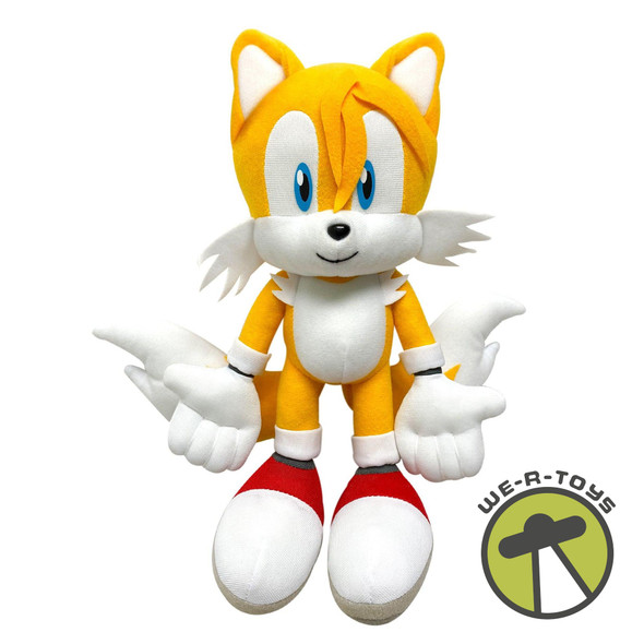 Sonic The Hedgehog Miles Tails Prower Movable Plush 10 Inch GE Entertainment