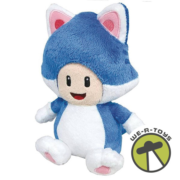 Super Mario Bros Cat Toad 8 Inch Plush Sega