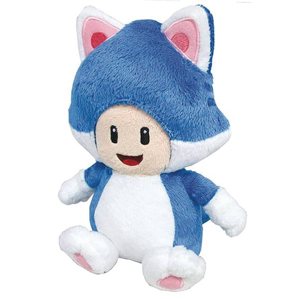 Super Mario Bros Cat Toad 8 Inch Plush Sega