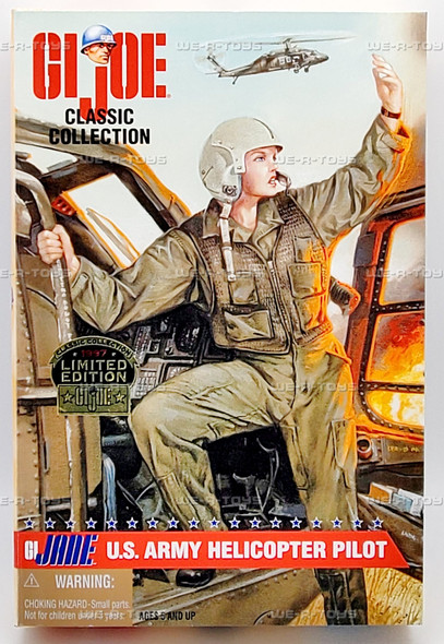 GI Joe Classic Collection GI Jane US Army Helicopter Pilot Blonde Doll 1997