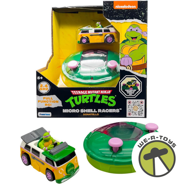Teenage Mutant Ninja Turtles Remote Control Micro Shell Racers Donatello in Car