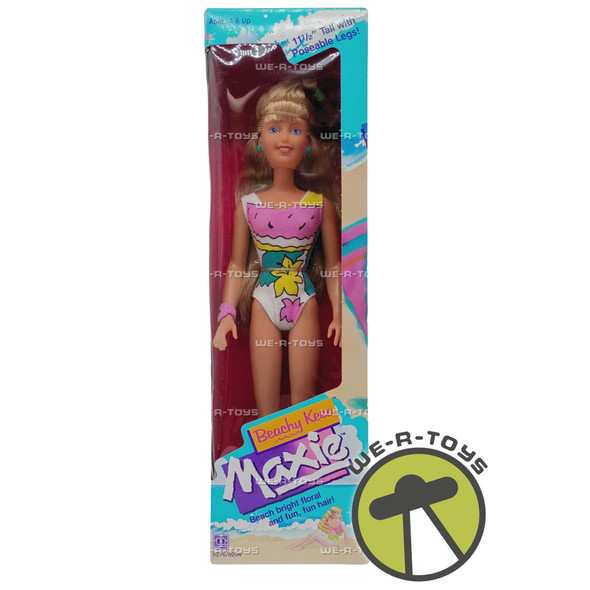 Maxie Beachy Keen Blonde Doll In One Piece Swimsuit 1988 Hasbro #8276 New
