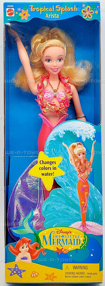 Disney The Little Mermaid Tropical Splash Arista Doll 1997 Mattel 18696