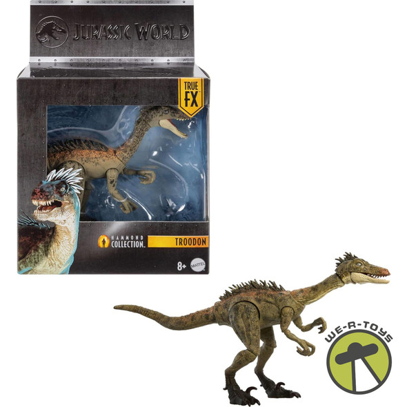 Jurassic World Hammond Collection Troodon Dinosaur with Articulation Mattel