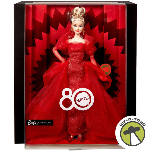 Barbie Mattel 80th Anniversary Doll Blonde JBJ17 Mattel 2025