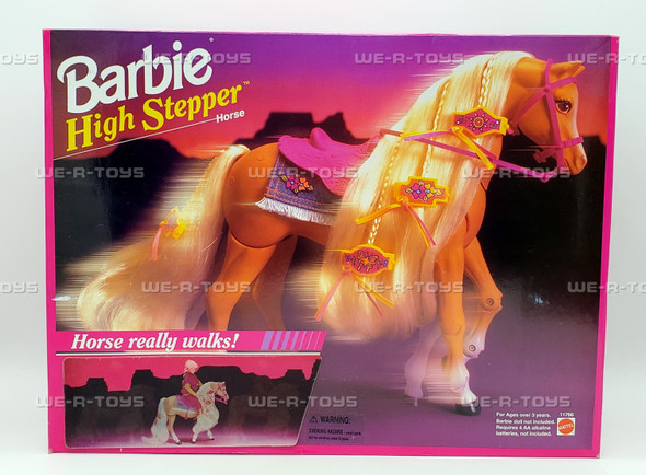 Barbie High Stepper Walking Horse Lenticular Sticker Version 1994 Mattel 11766