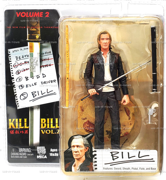 Kill Bill Volume 2 Bill Action Figure 2005 NECA #33353