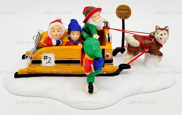 Department 56 North Pole Series Elf Land School Sleigh Express 56837