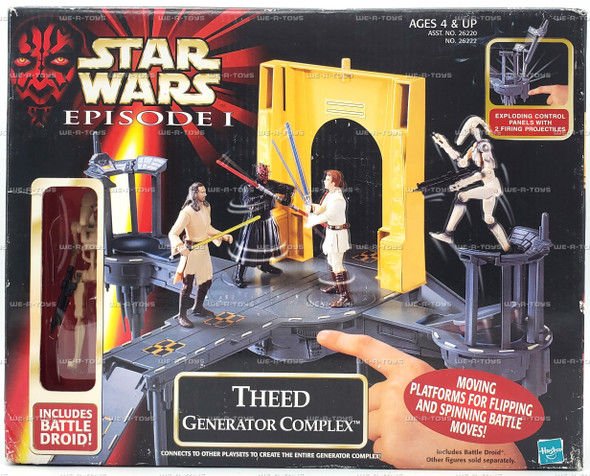Star Wars Episode I Theed Generator Complex Action Figure Playset 1999 Hasbro