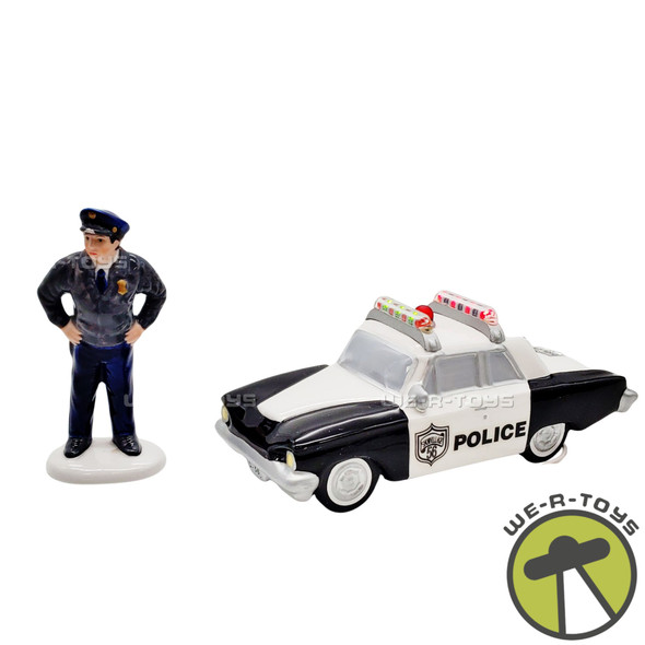 Department 56 Snow Village On the Beat Accessory Figurine Set Lighted 5655119