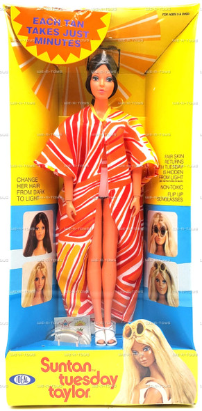 Suntan Tuesday Taylor with Glasses Vintage Doll 1977 Ideal Toy Corp #1261